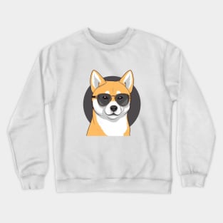 Shiba Ina Sunglasses Crewneck Sweatshirt